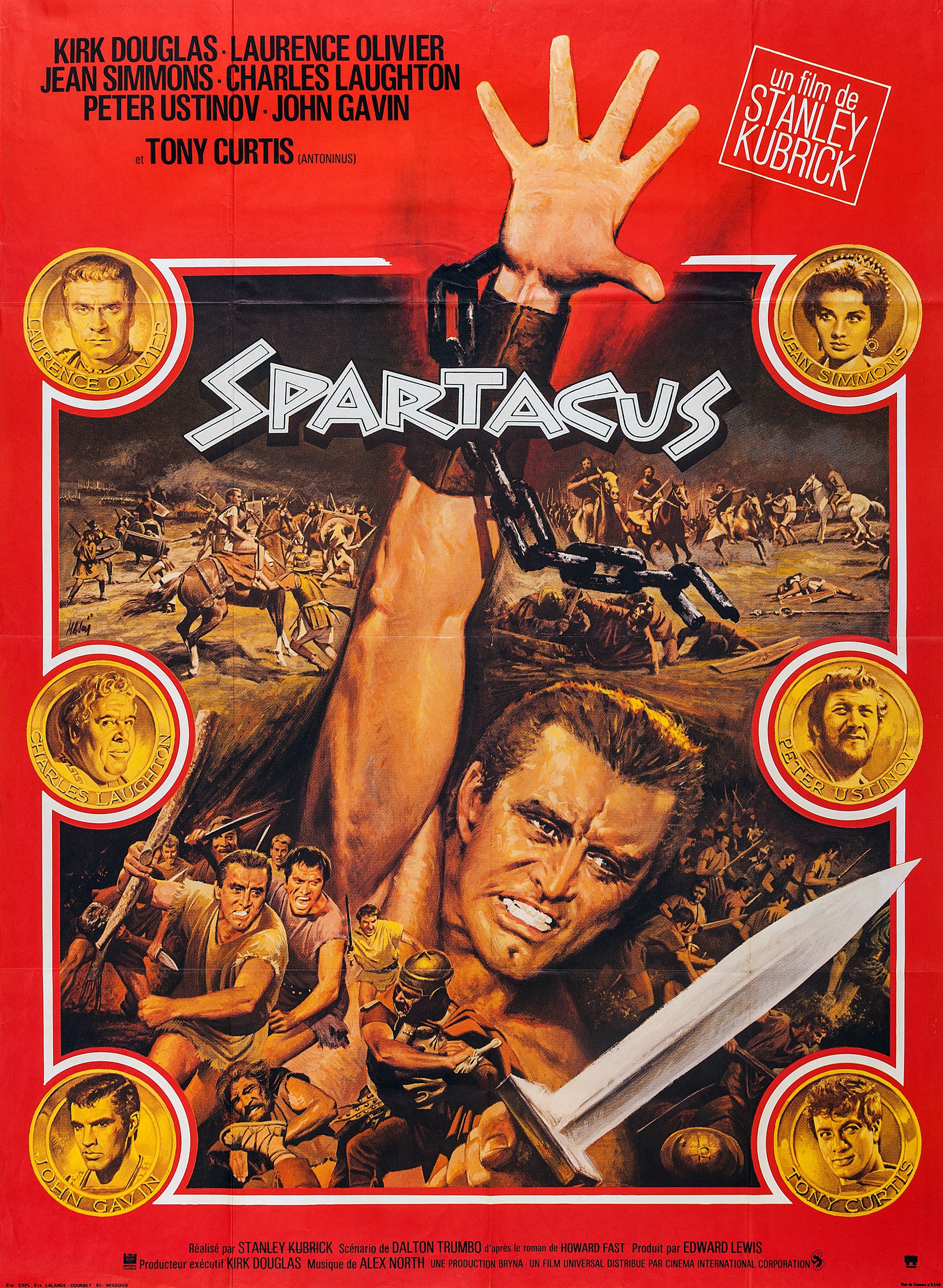 affiche du film Spartacus