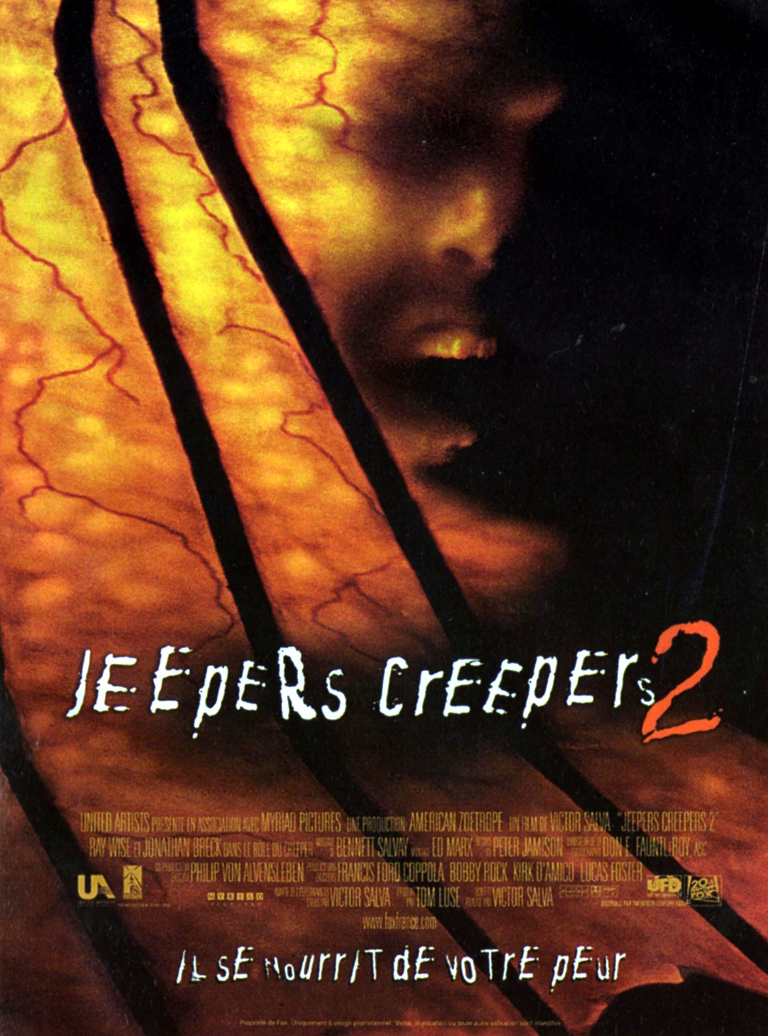 affiche du film Jeepers Creepers : Le Chant du diable 2