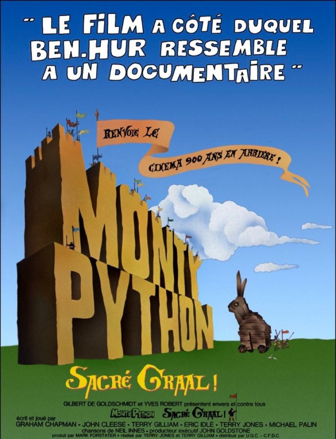 affiche du film Monty Python : Sacré Graal !