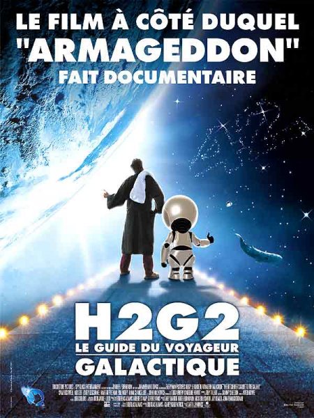 affiche du film H2G2 : le guide du voyageur galactique