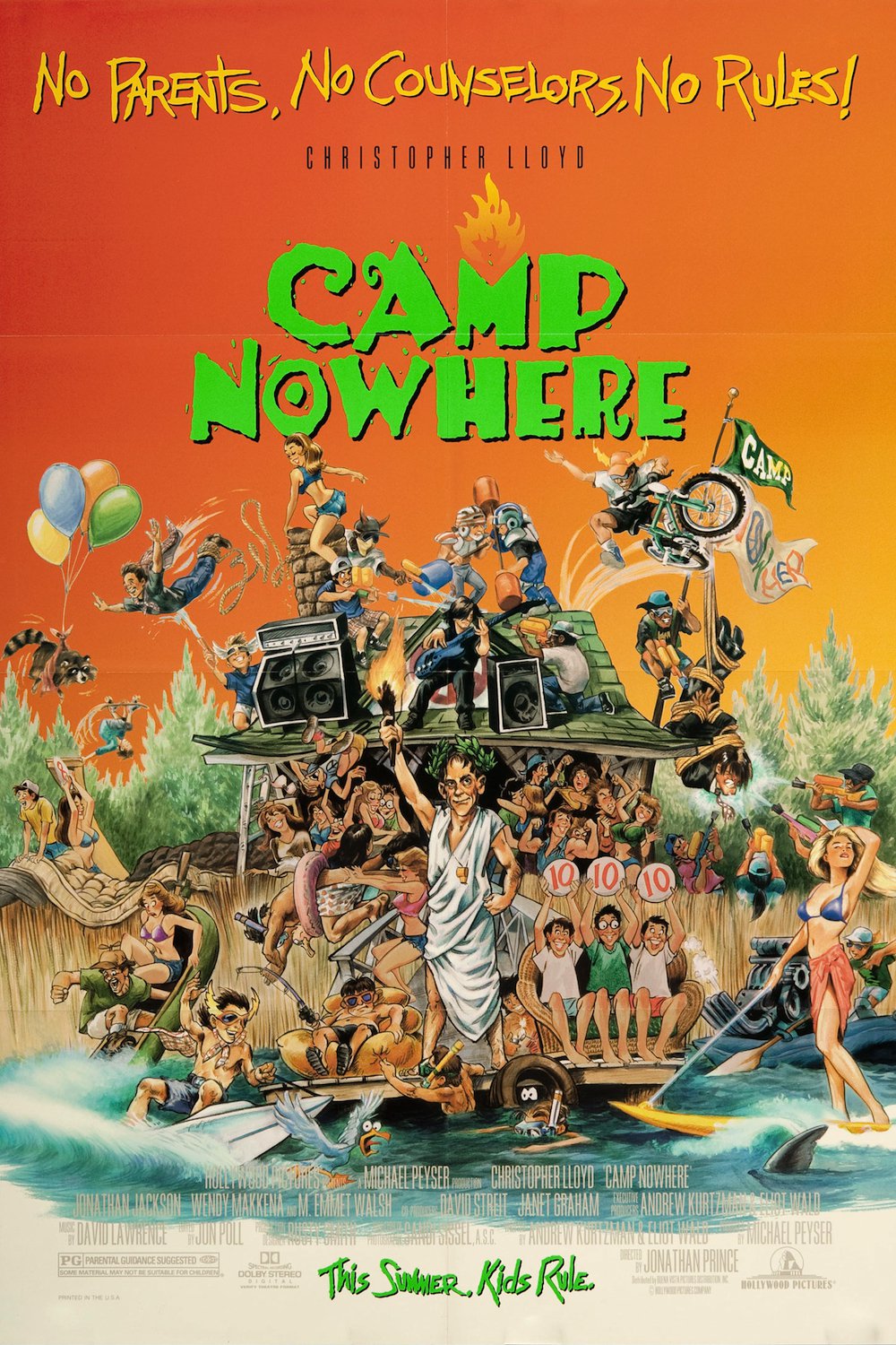 affiche du film Camp Nowhere