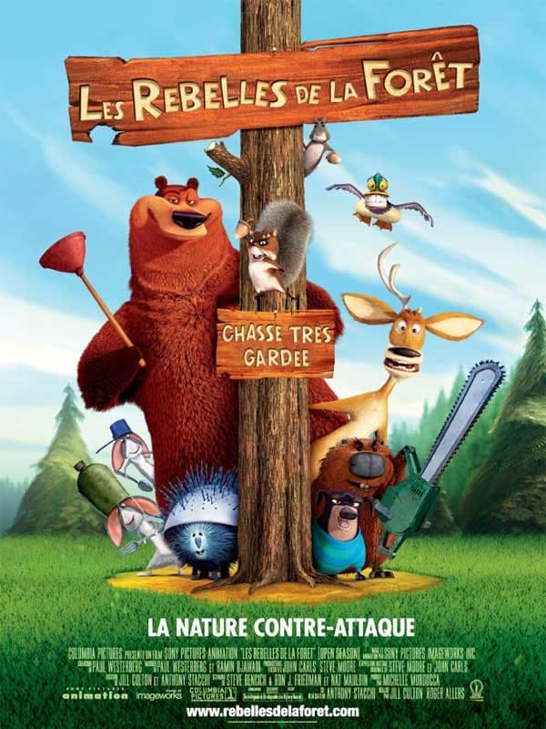 affiche du film Les Rebelles de la forêt
