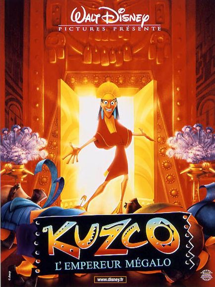 affiche du film Kuzco, l'empereur mégalo