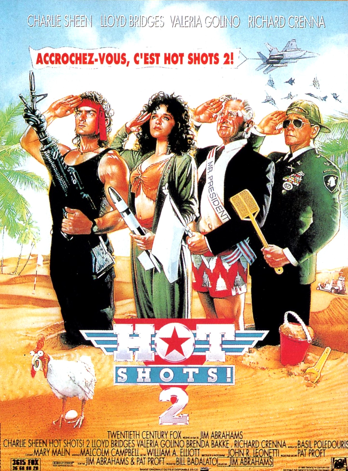 affiche du film Hot Shots ! 2