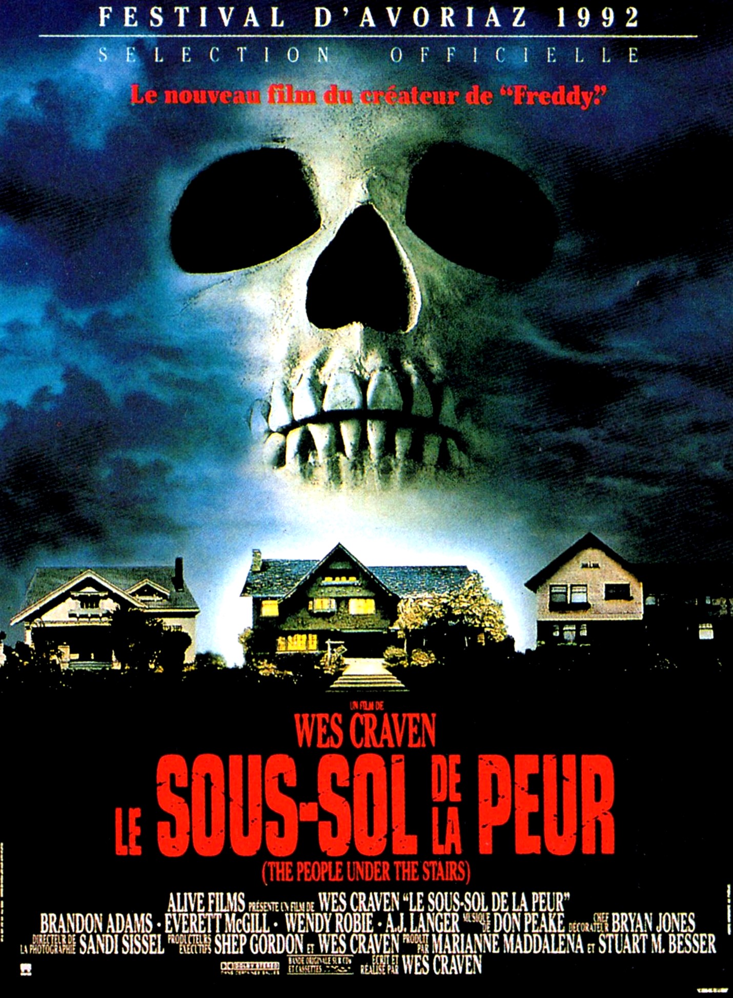 affiche du film Le sous-sol de la peur