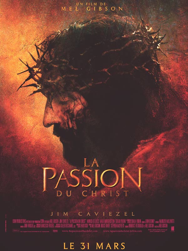 affiche du film La passion du Christ