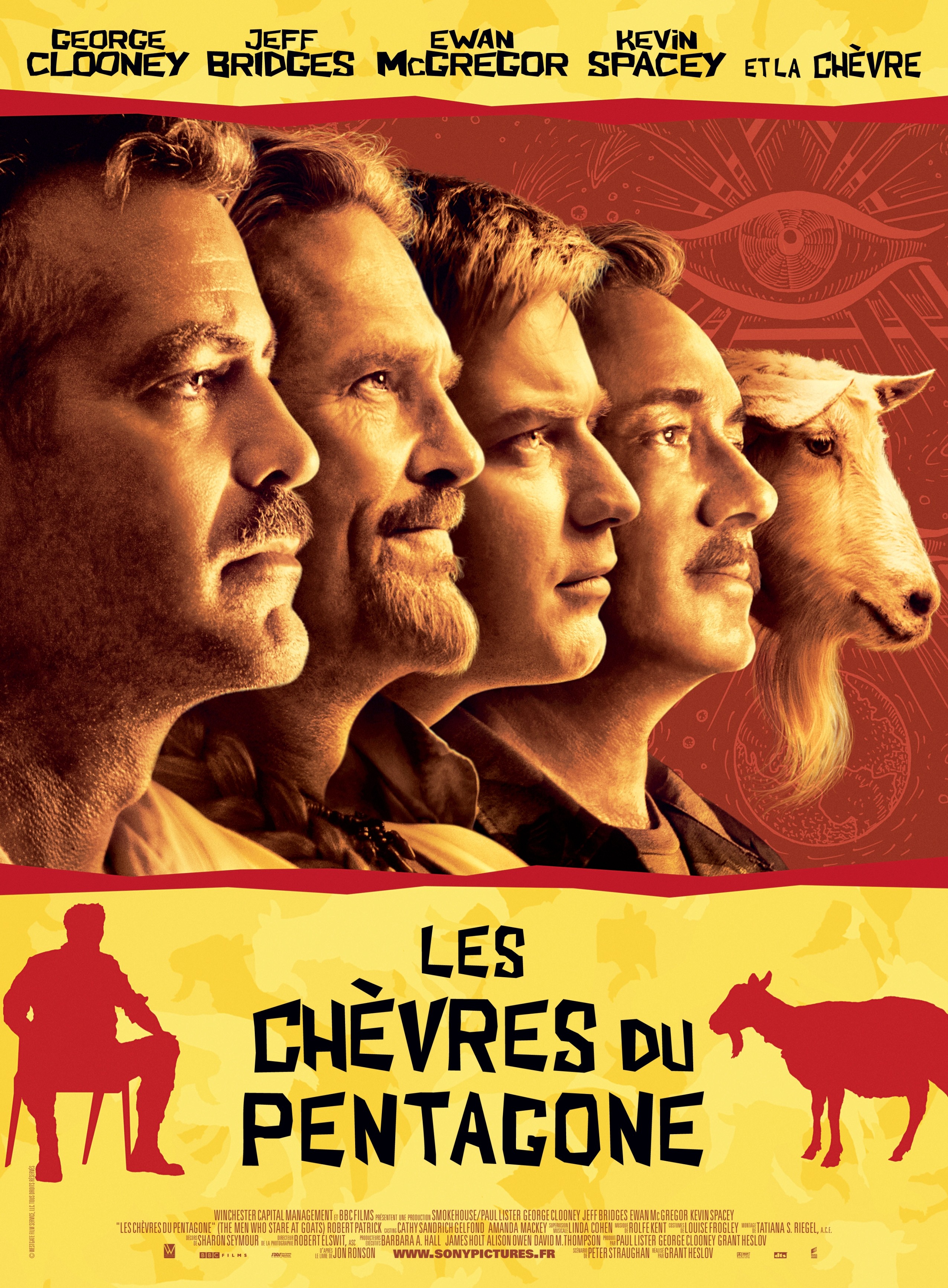 affiche du film Les chèvres du Pentagone