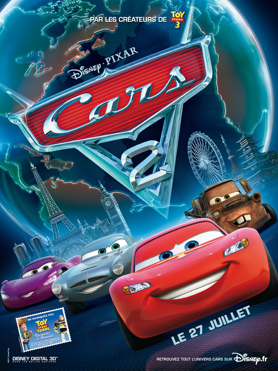 affiche du film Cars 2