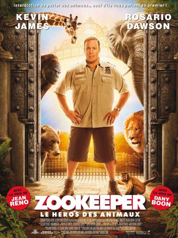 affiche du film Zookeeper : Le Héros des animaux