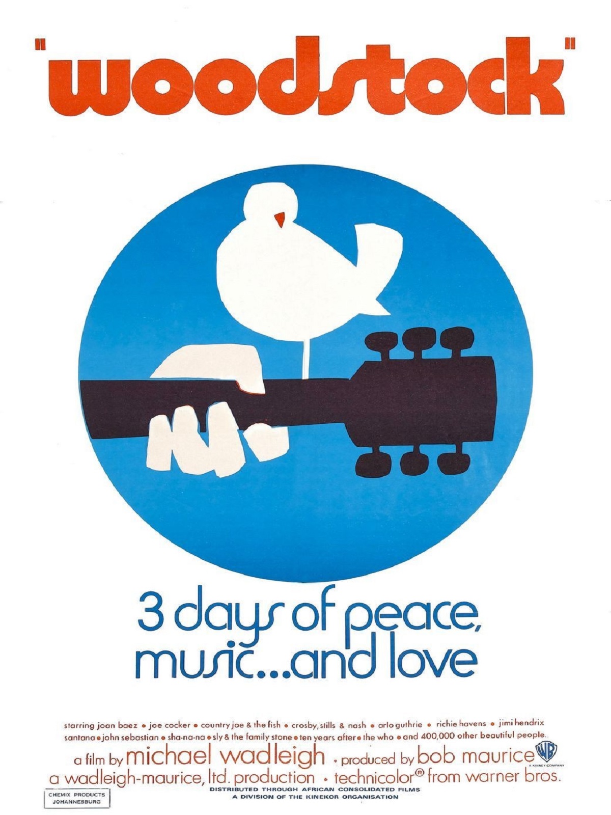 affiche du film Woodstock