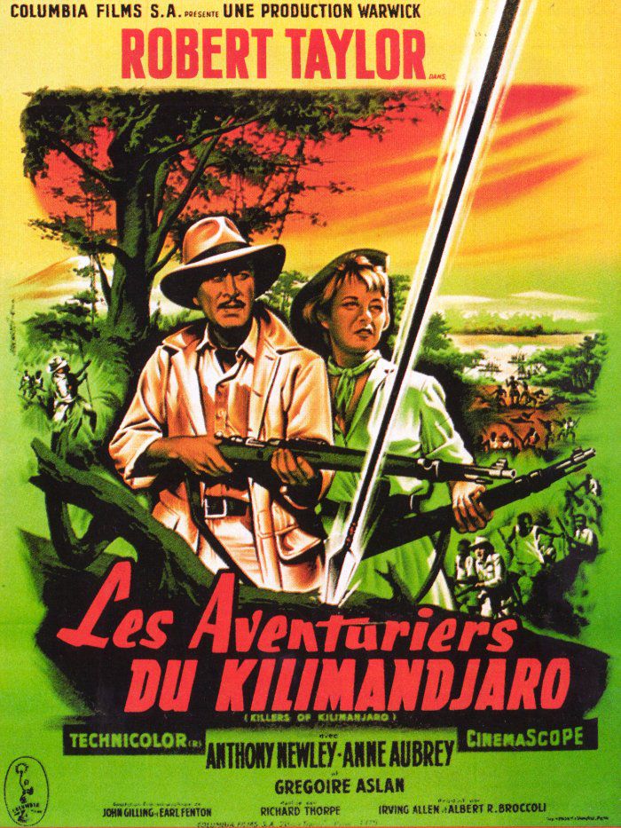 affiche du film Les aventuriers du Kilimandjaro