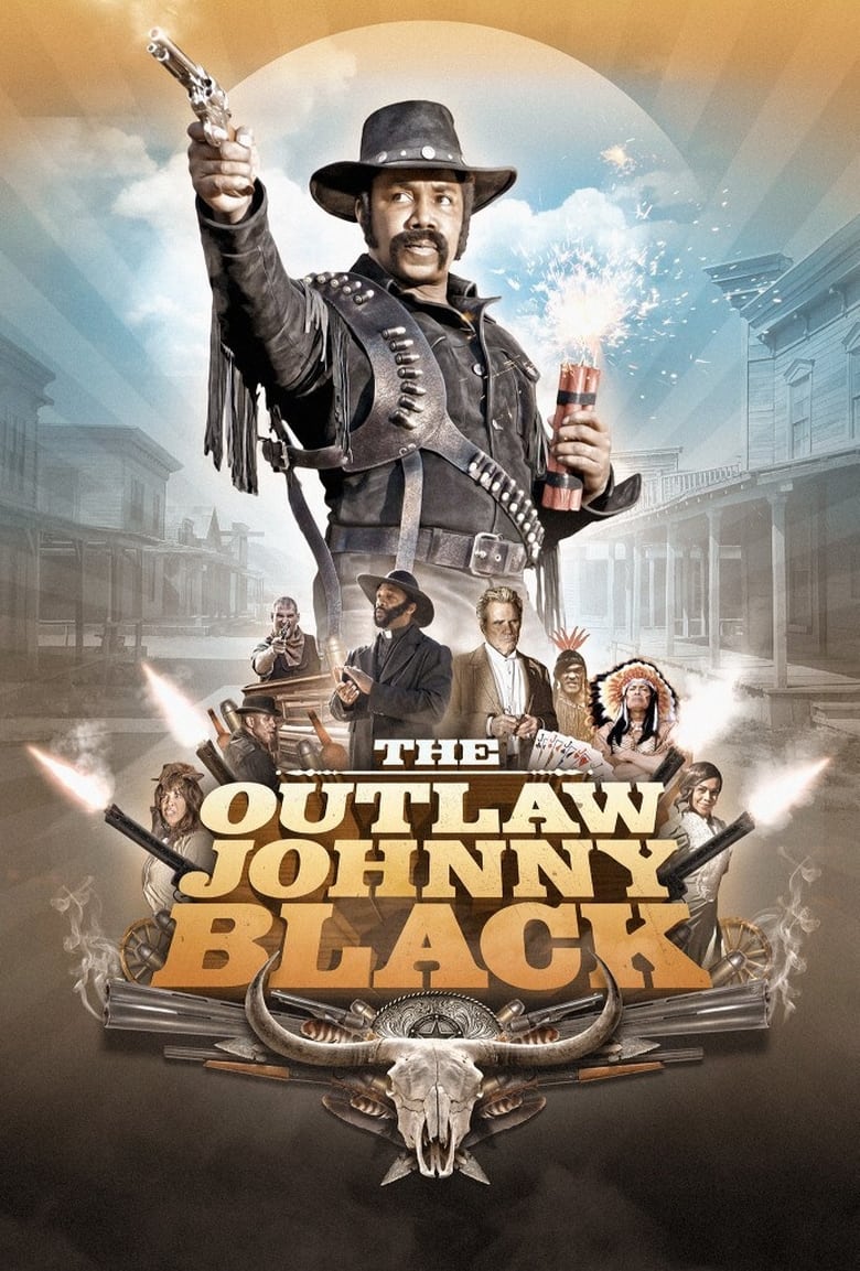 affiche du film The Outlaw Johnny Black