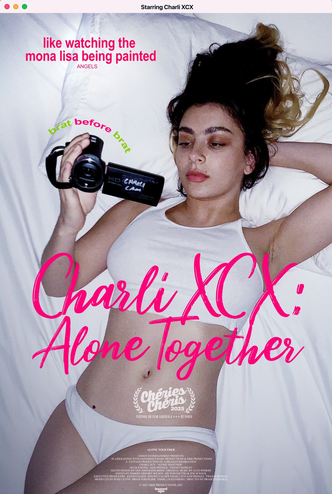 affiche du film Charli XCX: Alone Together