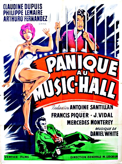 affiche du film Panique au music-hall