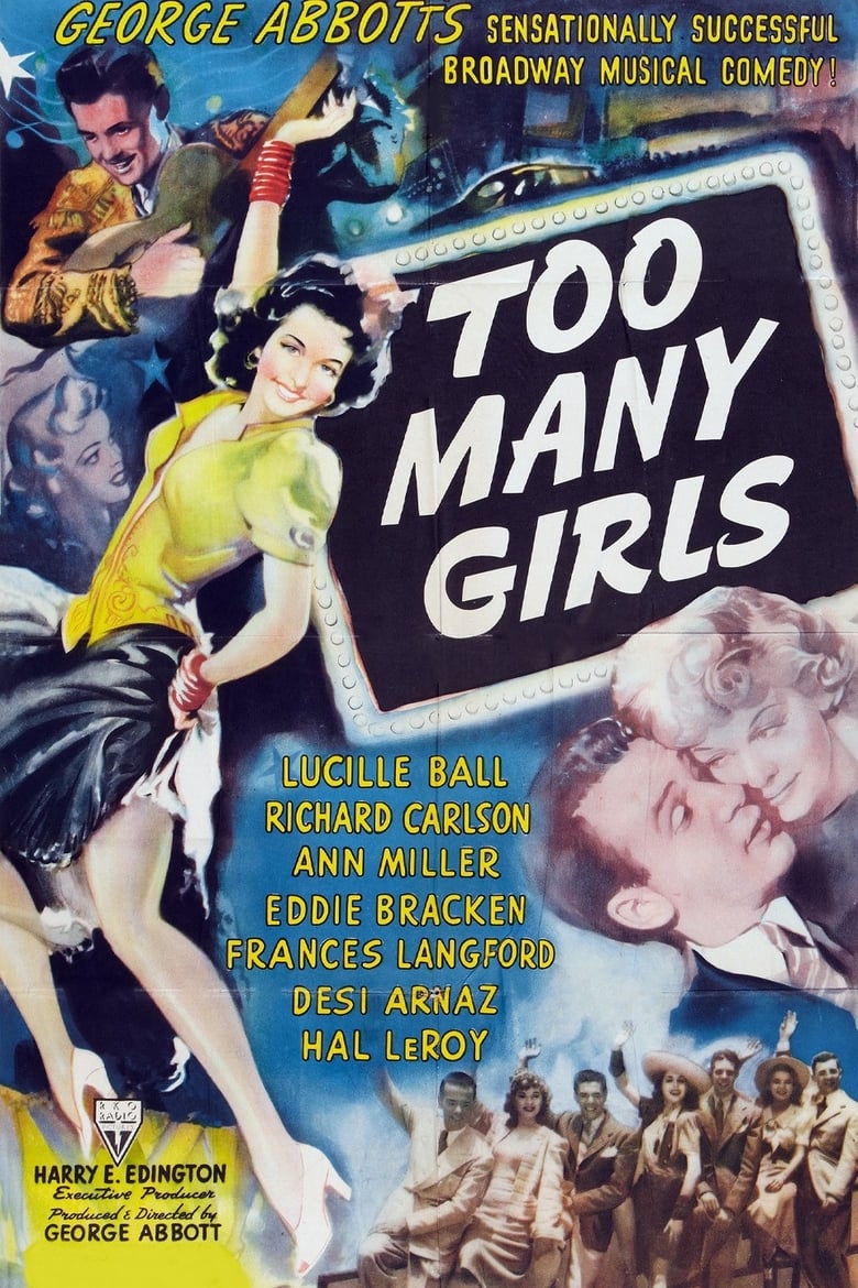 affiche du film Too Many Girls