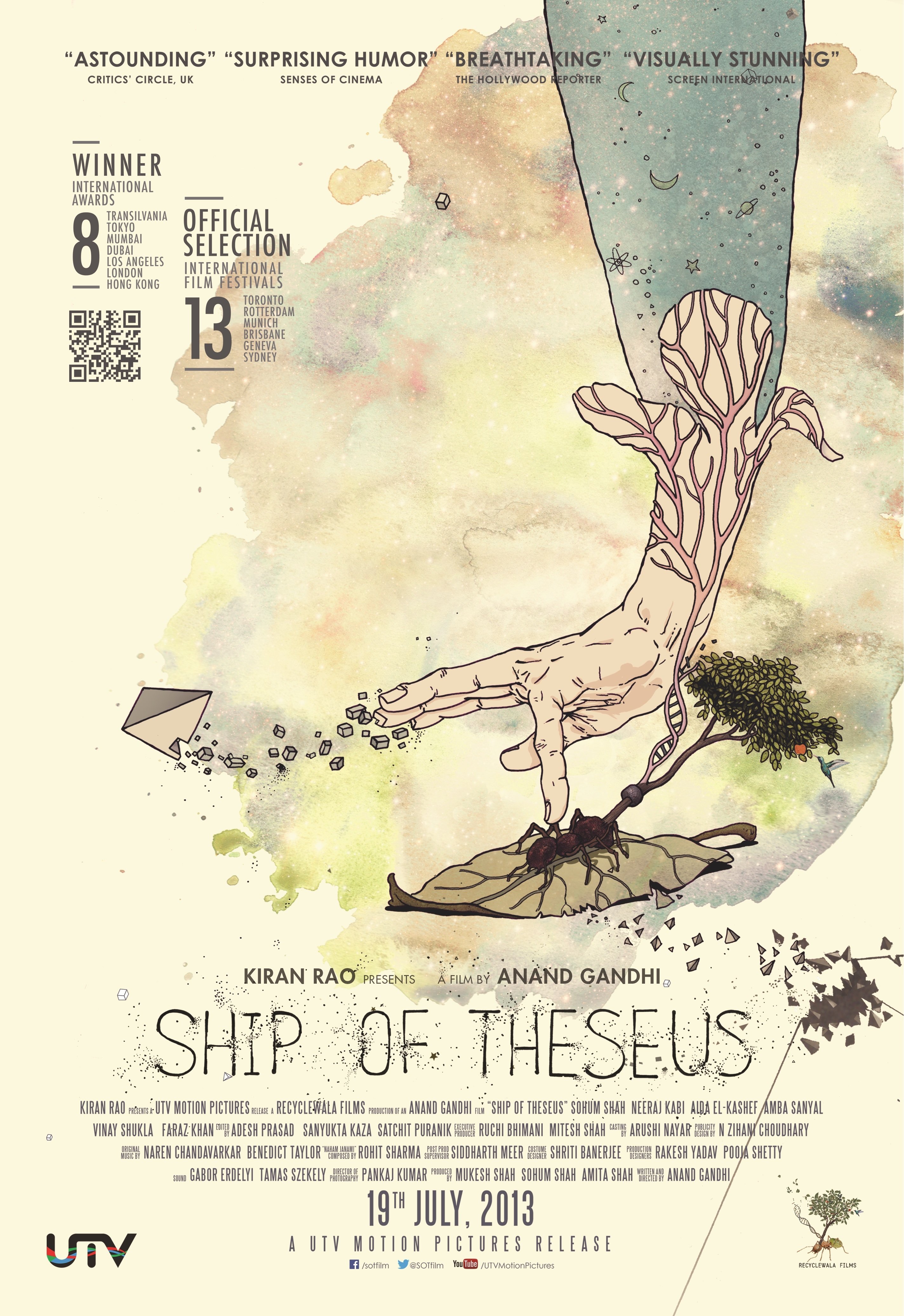 affiche du film Ship of Theseus