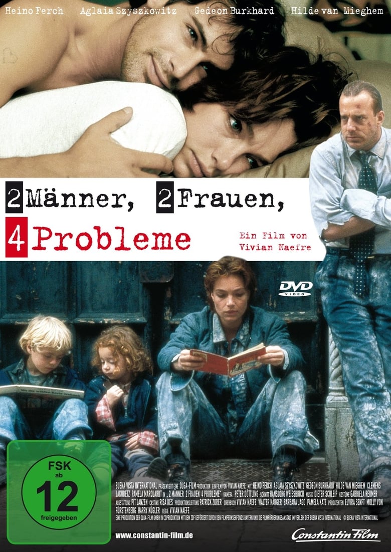 affiche du film Deux hommes, deux femmes, quatre problèmes