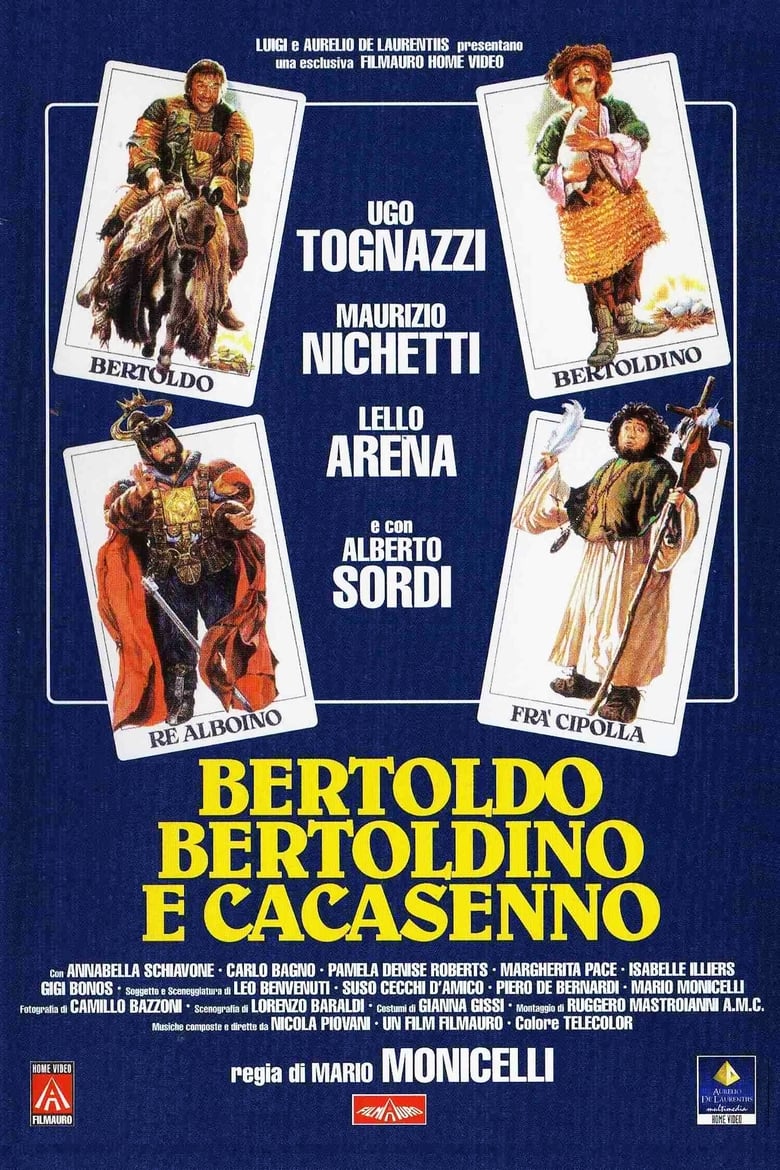 affiche du film Bertoldo, Bertoldino e Cacasenno