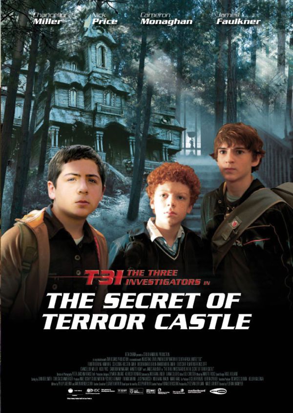 affiche du film Les Trois jeunes détectives - le manoir de la terreur