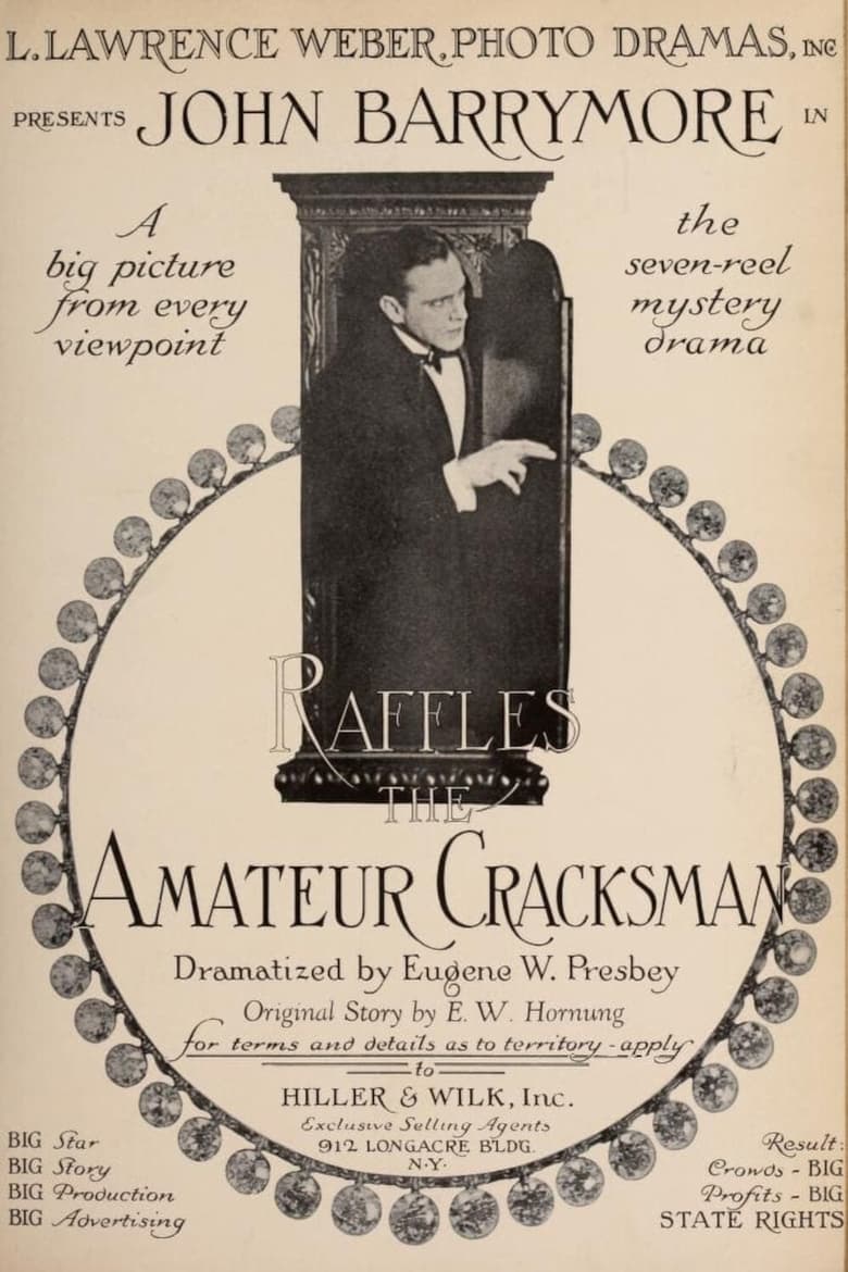 affiche du film Raffles, the Amateur Cracksman