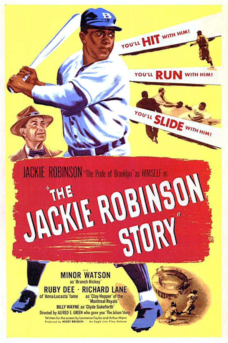 affiche du film L'Histoire de Jackie Robinson