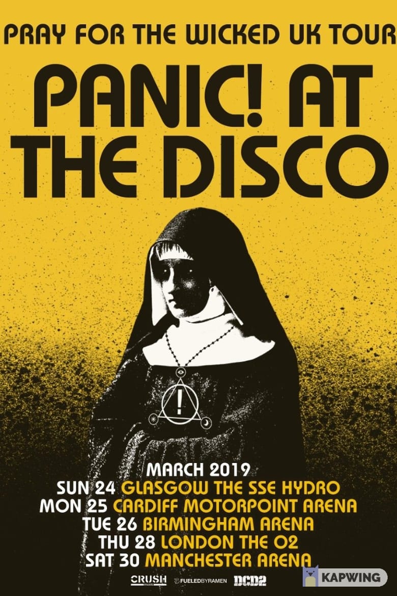affiche du film Panic! at the Disco: Pray for the Wicked Tour 2019 (Live at O2 Arena, London 2019)