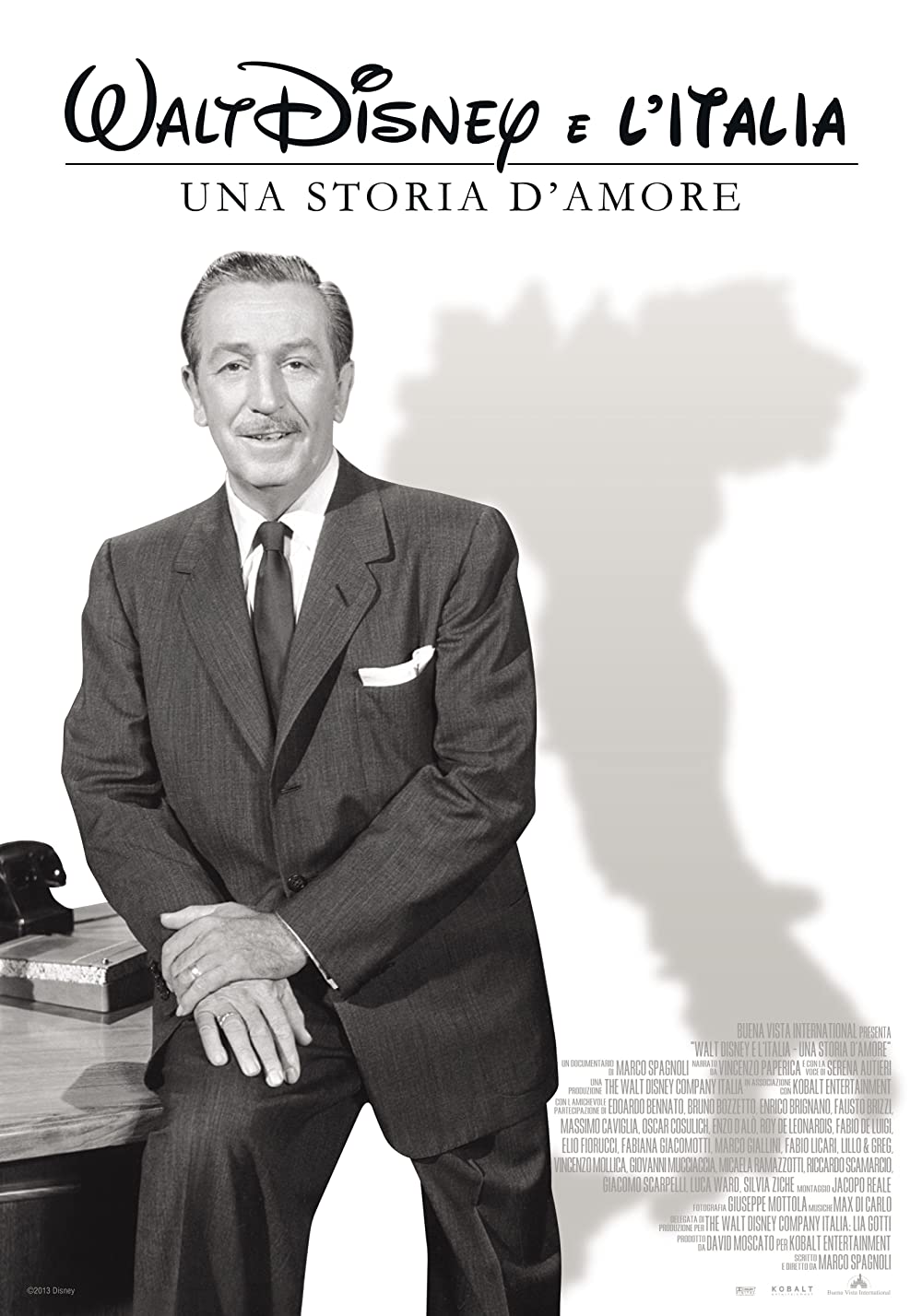 affiche du film Walt Disney e l'Italia - Una storia d'amore