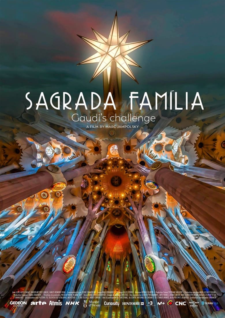 affiche du film Sagrada Familia, le défi de Gaudi