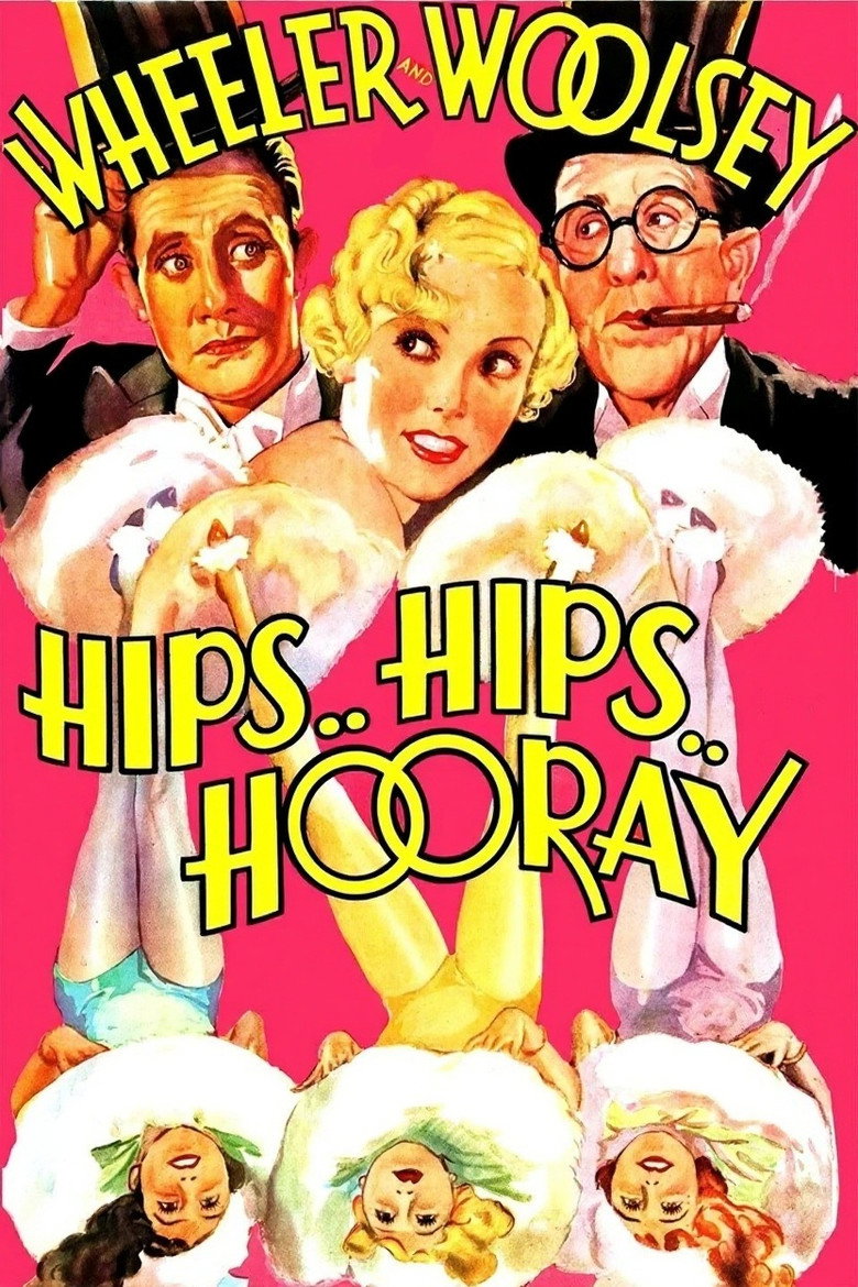 affiche du film Hips, Hips, Hooray!