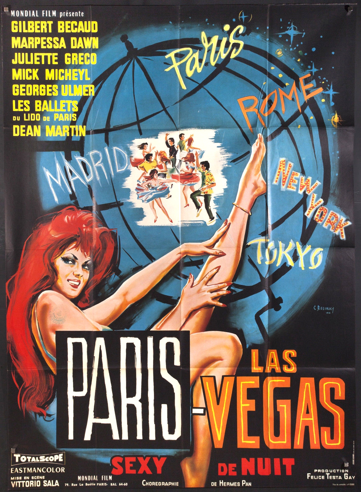 affiche du film Paris-Las Vegas : Sexy de nuit