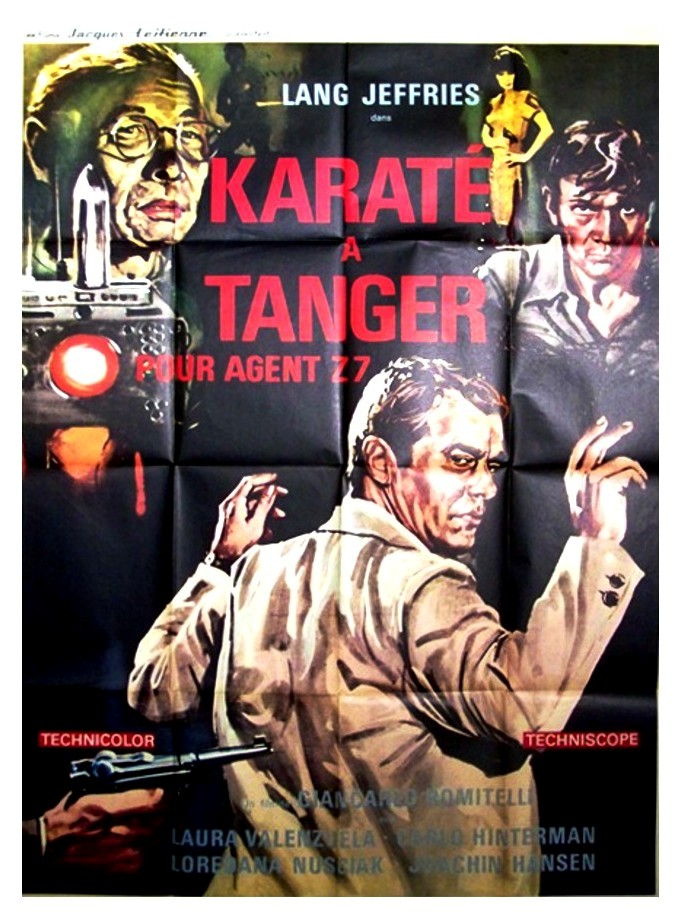 affiche du film Karaté à Tanger pour agent Z7