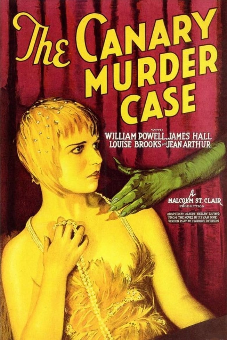 affiche du film The Canary Murder Case
