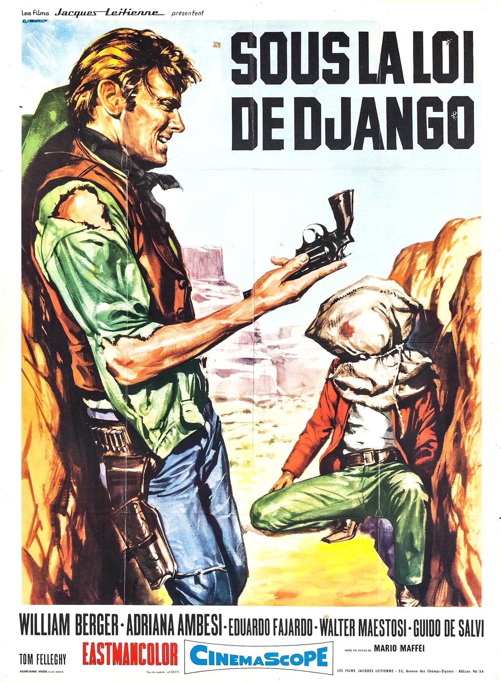 affiche du film Sous la loi de Django