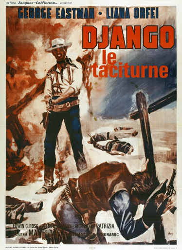 affiche du film Django, le taciturne