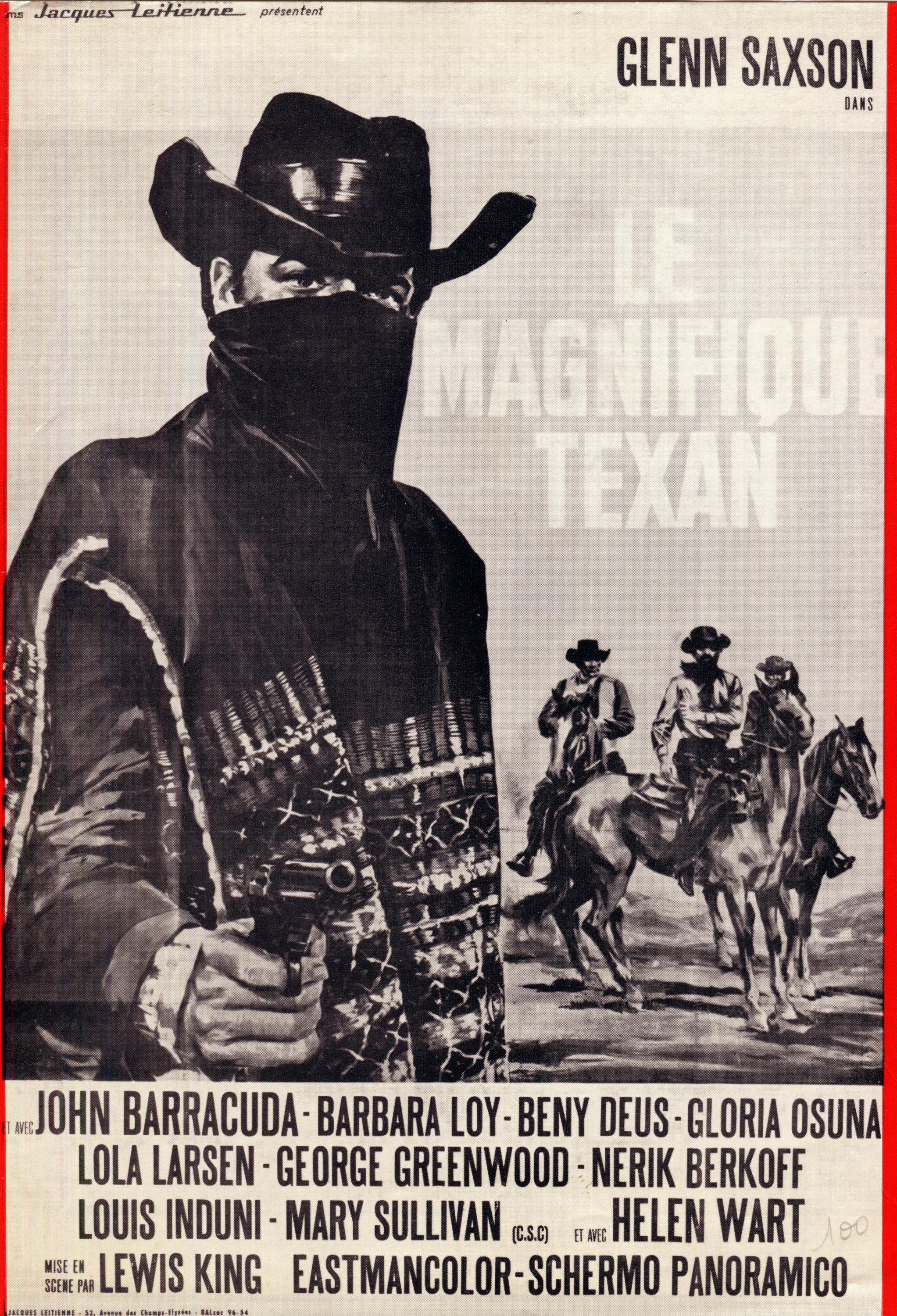affiche du film Le Magnifique Texan