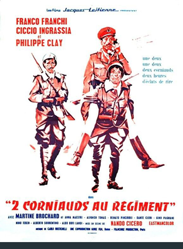 affiche du film Deux Corniauds au régiment
