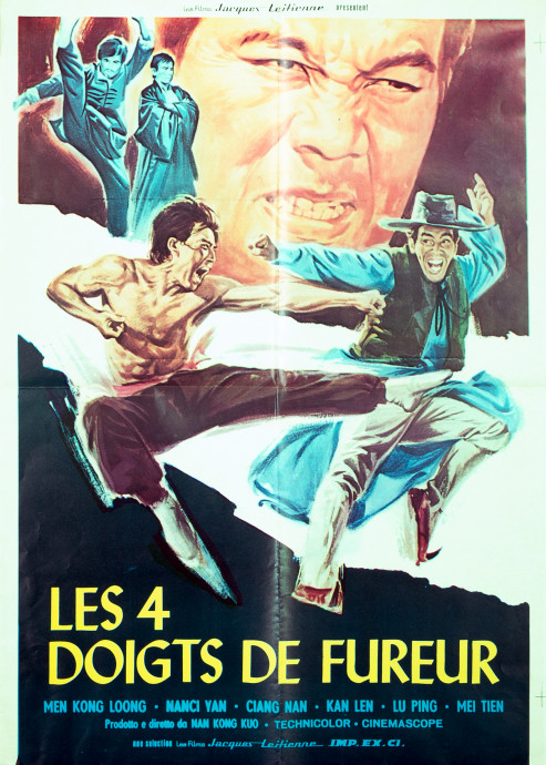 affiche du film Les 4 Doigts de fureur