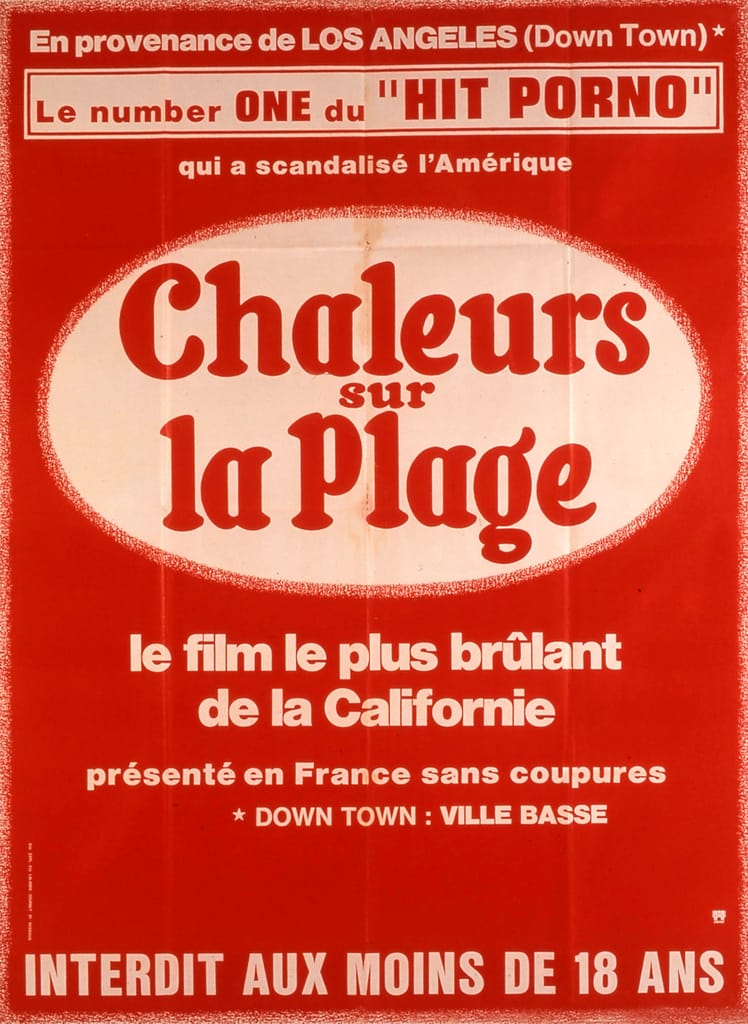 affiche du film Chaleurs sur plage