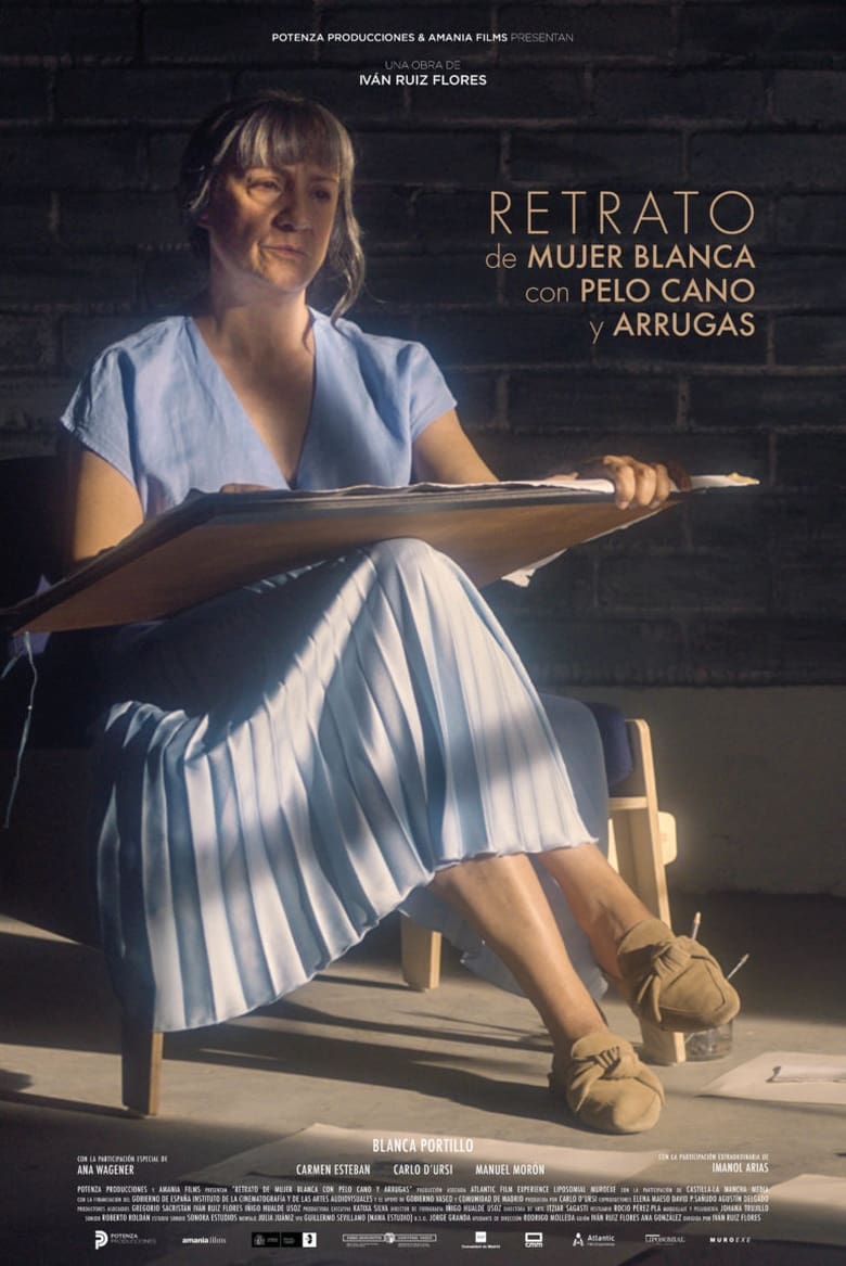 affiche du film Retrato de mujer blanca con pelo cano y arrugas