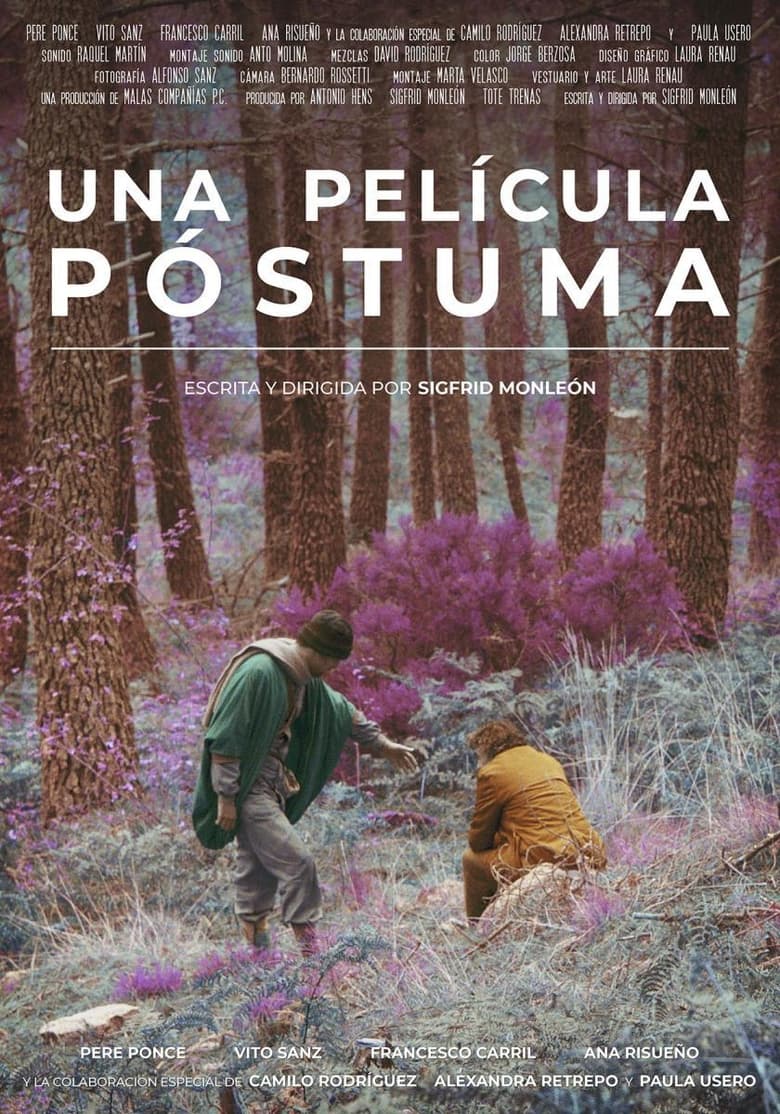 affiche du film Una película póstuma