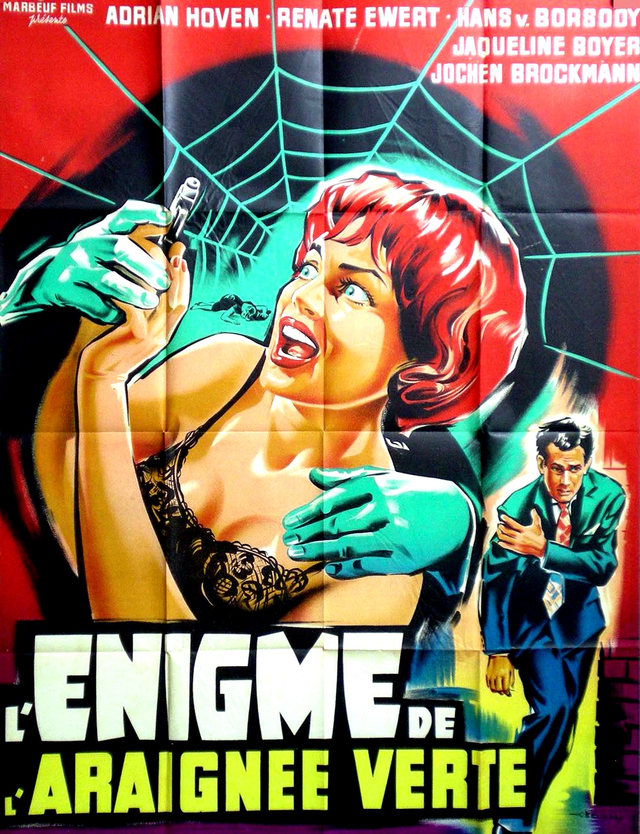 affiche du film L'Enigme de l'araignée verte