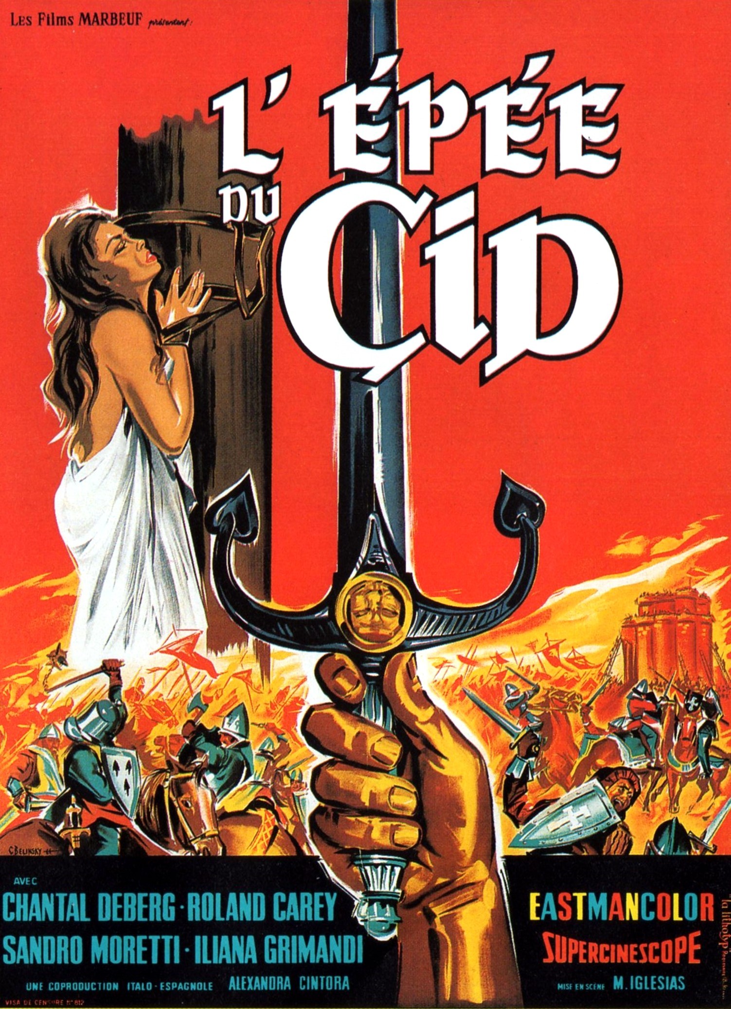 affiche du film L'épée du Cid