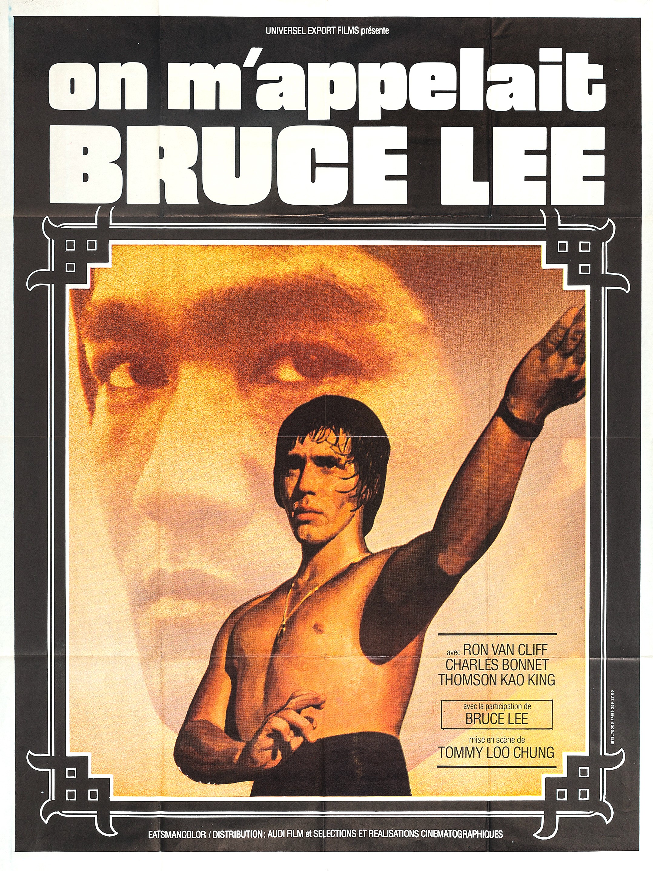 affiche du film On m'appelait Bruce Lee