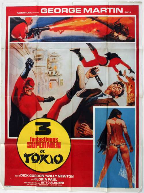 affiche du film 3 Supermen à Tokyo