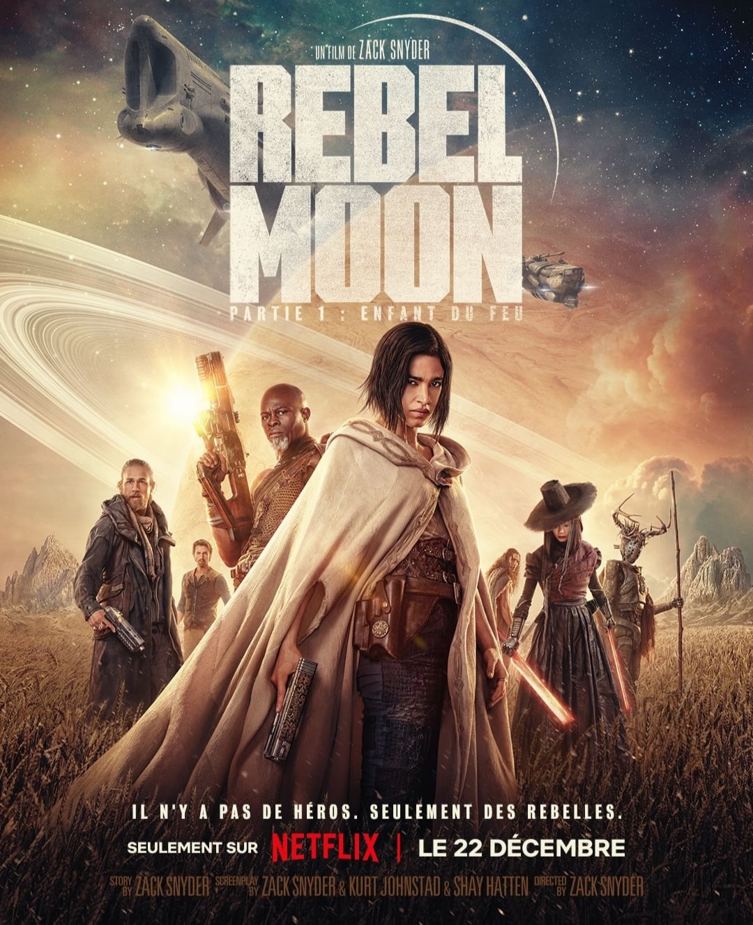 affiche du film Rebel Moon, partie 1 : Enfant du feu