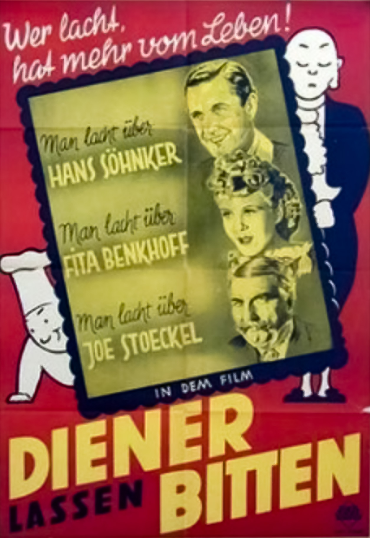 affiche du film Diener lassen bitten