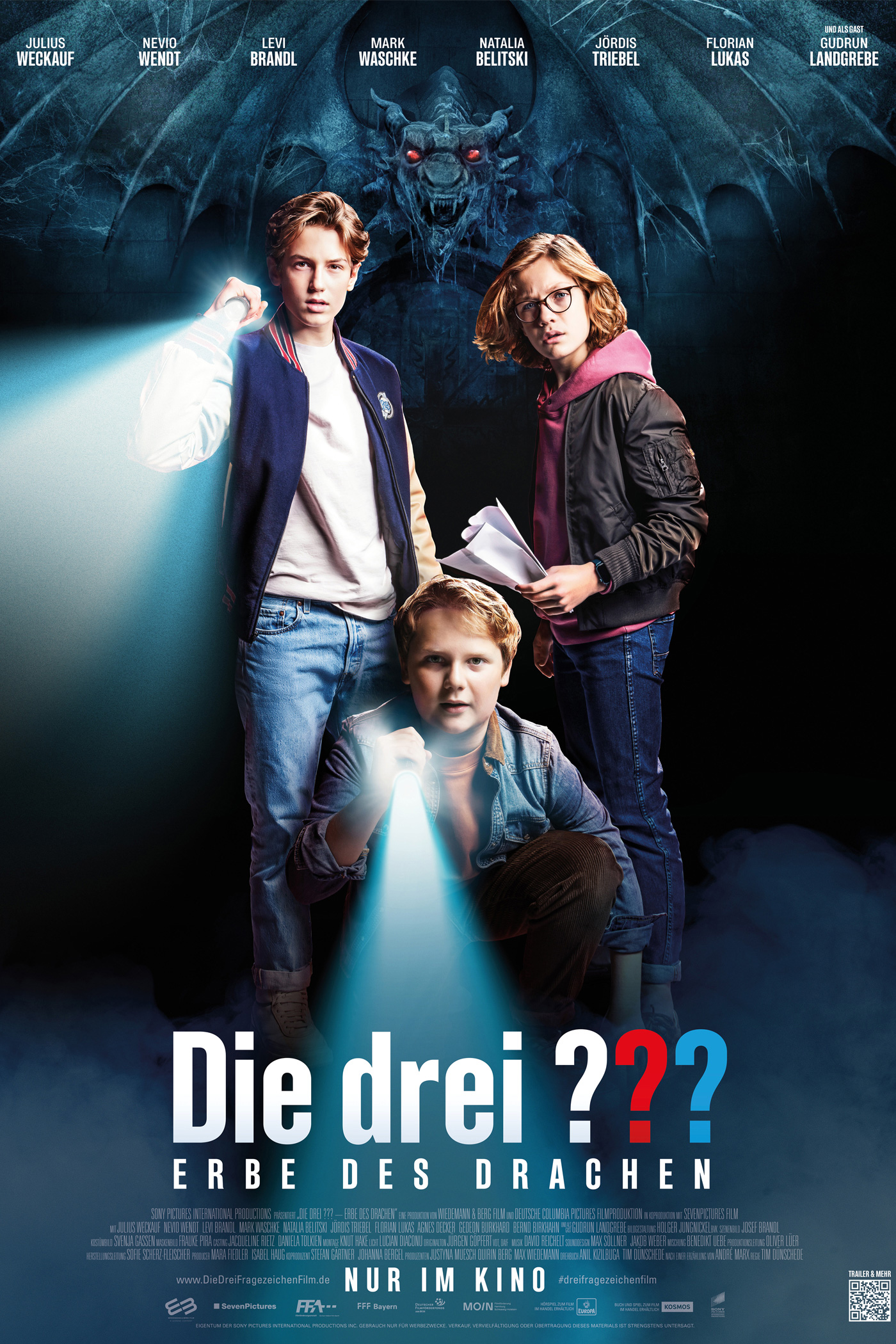 affiche du film Les Trois Jeunes Détectives : L'héritage du dragon