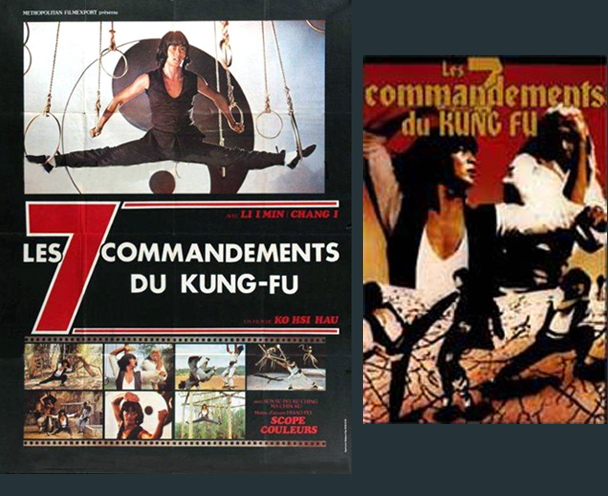 affiche du film Les Sept Commandements du kung-fu