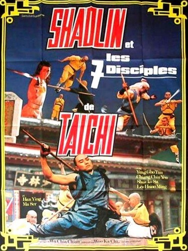 affiche du film Shaolin et les 7 disciples de Taichi