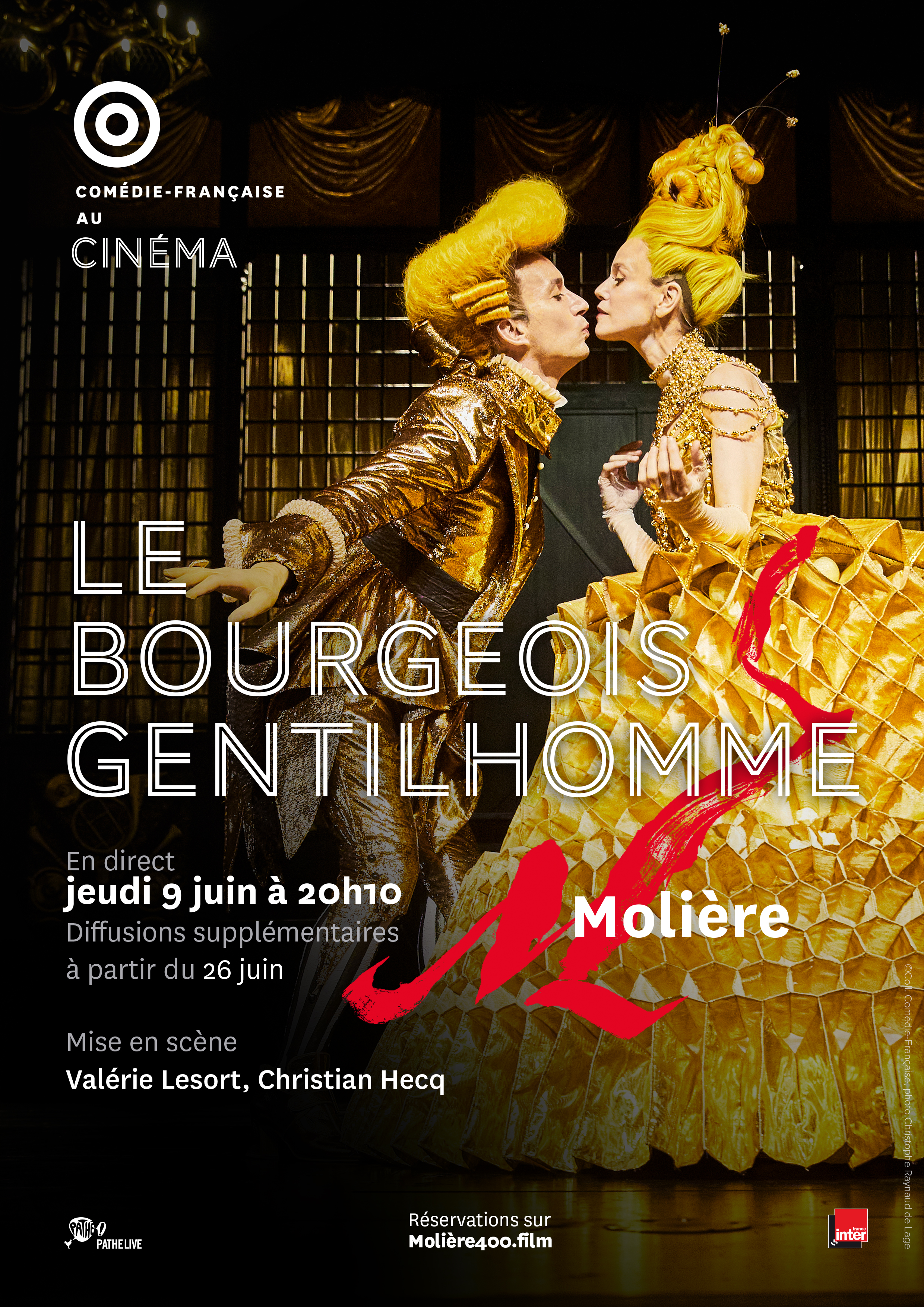 affiche du film Le Bourgeois Gentilhomme (Comédie-Française)